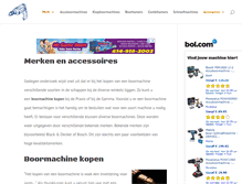 Tablet Screenshot of boormachine-kopen.com